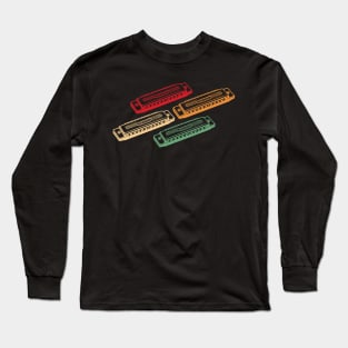 harmonica Long Sleeve T-Shirt